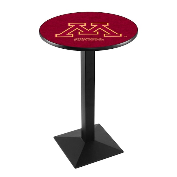 42" Blk Wrinkle Minnesota Pub Table